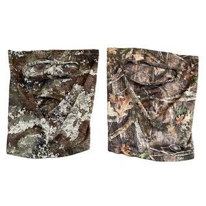 Silver Clear camouflage Hunting Mask Bundle of Two